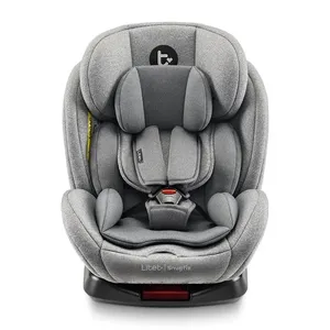 Cadeirinha Infantil para carro 0-36 Kgs Isofix Com Rotação Snugfix Cinza Litet - BB454 BB454