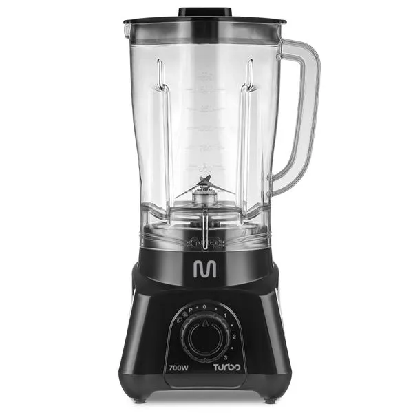 Liquidificador Turbo Preto 700w-127v Multi Home - LQ701 LQ701