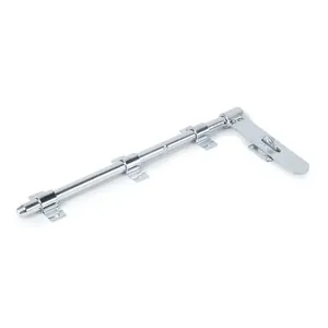 Ferrolho para Portão Aço Cromado Jocec Ferrolho para Portão 1/2x12" Aço Cromado 01 Peça