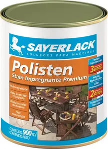 Stain Acetinado Polisten Branco Sayerlack Stain Acetinado Polisten Branco 0,9L Sayerlack