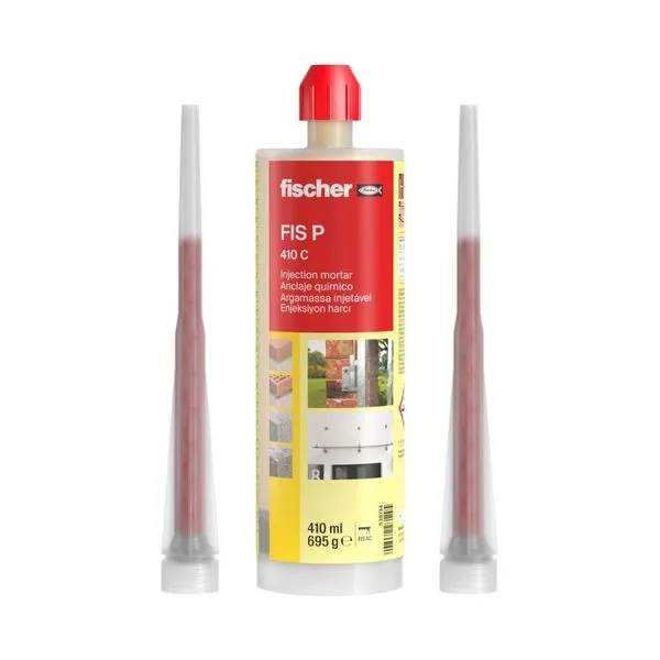 Chumbador Químico Bicomponente Carga Média FIS P 410ml Fischer Chumbador Químico Bicomponente Carga Média FIS P 410ml