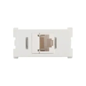 Módulo Tomada Informática RJ45 CAT5E B3 Margirius Módulo Tomada Informática RJ45 CAT5E Branco B3