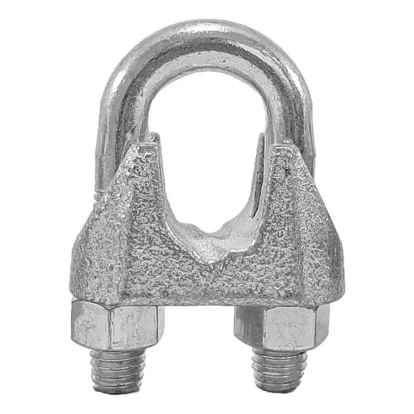 Clip Aço Galvanizado para Cabo de Aço São Raphael Clip Aço Galvanizado para Cabo de Aço 3/8"