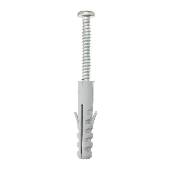 Parafuso Atarraxante Cabeça Panela Philips com Bucha Peg Fixe Parafuso Cabeça Panela Philips com Bucha 4,8x50/8mm 3 peças