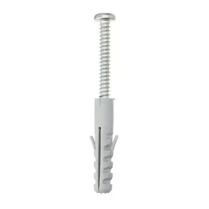 Parafuso Atarraxante Cabeça Panela Philips com Bucha Peg Fixe Parafuso Cabeça Panela Philips com Bucha 4,8x50/8mm 3 peças