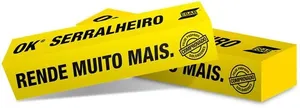Eletrodo de Solda E6013 OK Serralheiro Caixa com 5kg Esab Eletrodo de Solda E6013 3,3mm OK Serralheiro Caixa com 5kg