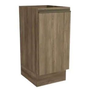 Balcão de Cozinha 40cm 1 Porta Kappesberg Ref.01 Balcão 400mm 1 porta acabamento nogal de madeira