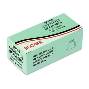 Grampo Tipo 80 Rocama Grampo Tipo 80 14mm 3000 Grampos Rocama