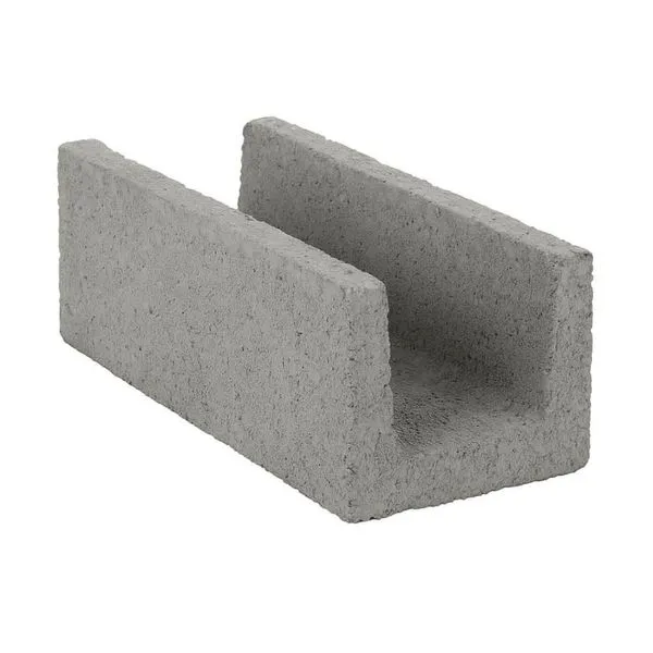 Canaleta de Concreto Vedação 14x19x39cm Estrela Canaleta de Concreto para Vedação 14X19X39cm Cer Estrela