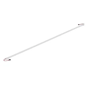 Perfil de Sobrepor 15mm em ABS Fita de LED com 1 Metro Gaya Perfil de Sobrepor em ABS Branco com Fita de LED 12W Luz Amarela 127V