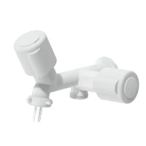 Torneira para Tanque/Máquina Parede Curta Florença Branco Valeplast Torneira para Tanque/Jardim Parede Curta Florença Saída Máquina Branco