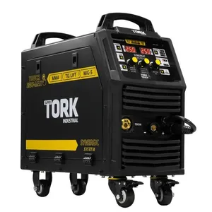 Inversora de Solda 250A MIG/TIG/MMA Touch 250S Trisolda Super Tork Inversora de Solda 250A MIG/TIG/MMA Touch 250S Trisolda + Acessórios
