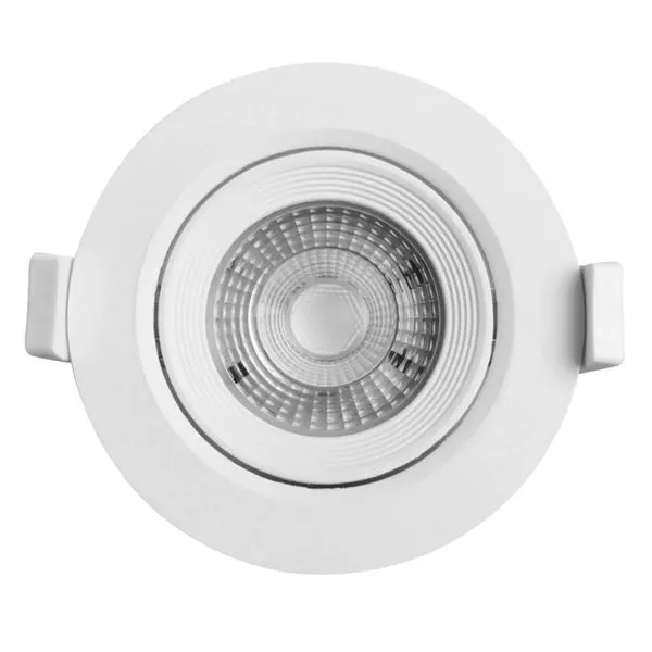 Spot LED de Embutir Eco Redondo Branco 7W Bivolt Black&Decker Spot de Led de Embutir Redondo Branco 7W 500 Lúmens Luz Branca