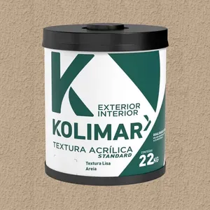 Textura Acrílica Lisa 22Kg Kolimar Textura Acrílica Lisa Areia 22Kg Kolimar