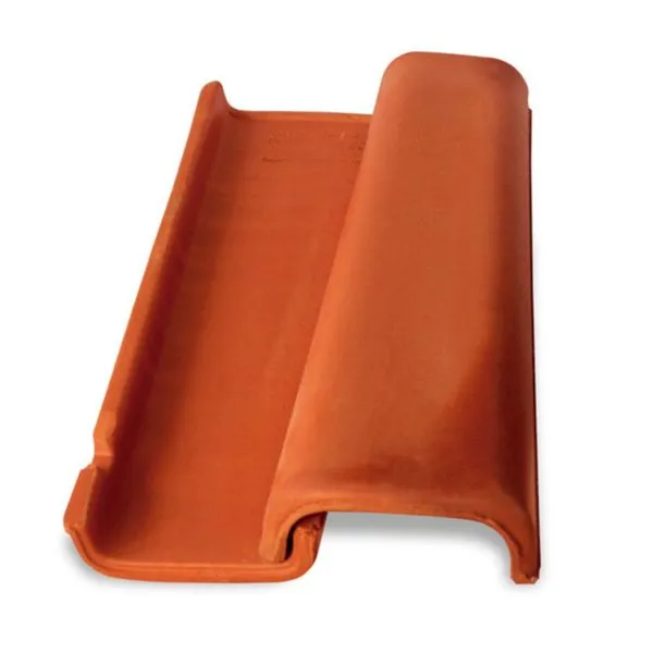 Telha Plan Cerâmica Fêmea Vermelho 40x23cm Boapaba Telha Plan Cerâmico Fêmea Vermelho Boapaba