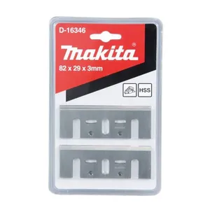 Jogo de Facas para Plainas 82MM HSS 2 Peças Makita