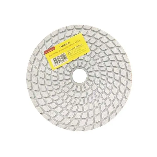 Disco de Lixa Diamantado 100mm Grão 100 10111 Stamaco