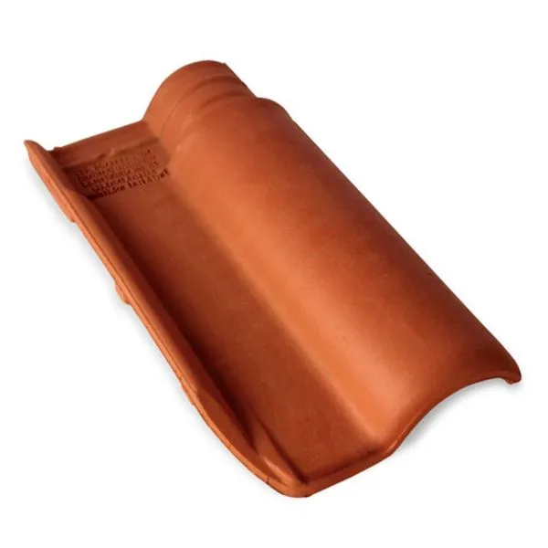 Telha Portuguesa Cerâmica Vermelho 40,5x22cm Boapaba Telha Portuguesa Cerâmico Vermelho Boapaba