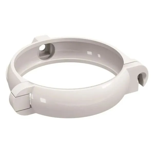 Abraçadeira PVC Classic Branco 10x10cm Odem