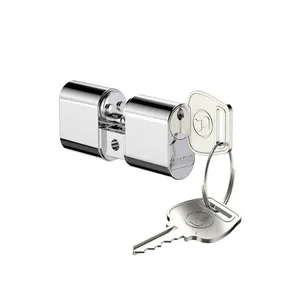 Cilindro com Parafuso Py para Fechadura Stam 02 Chaves 60mm Cromado