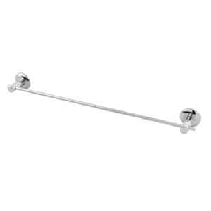 Porta Toalha de Banho Basic com Barra Reta Metrox Porta Toalha de Banho Basic com Barra Reta Cromada