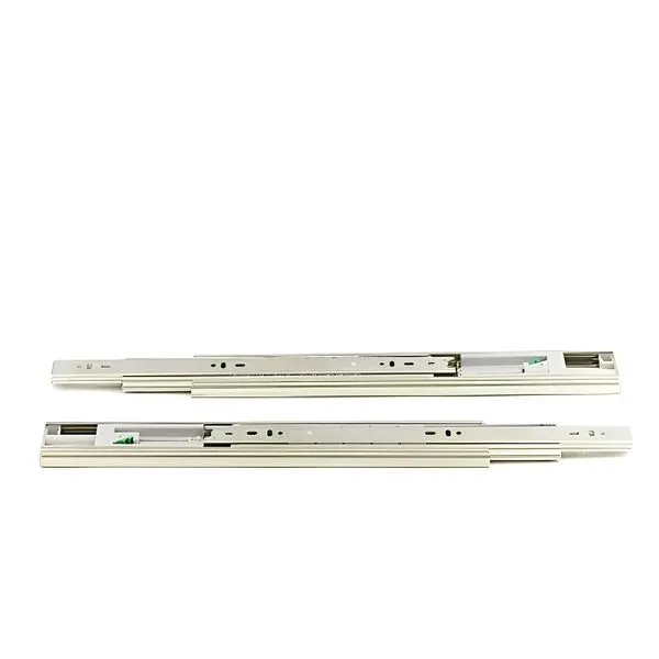 Corrediça Telescópica em Aço Soft Closing Até 35kg 1 Par Jomarkits Corrediça Telescópica Soft Closing 45x500mm Até 35Kg 01 Par em Aço