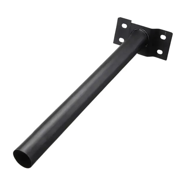 Poste para Luminária de LED 50cm em Aço Blumenau Poste para Luminária de Led 50cm Preto de Aço Blumenau