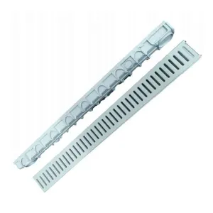 Canal e Grelha Polipropileno Compact 100x10cm Odem Canal e Grelha Polipropileno Compact Cinza 100x10cm Odem