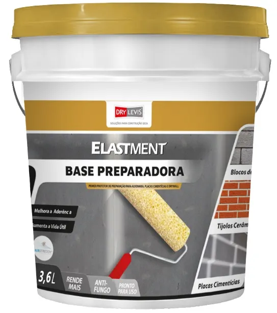 Base Preparadora Impermeabilizante para Placa Cimentícia 3,6L Drylevis Base Preparadora Imp Pl Cimentícia 3,6l Rodapé e Parede Interna
