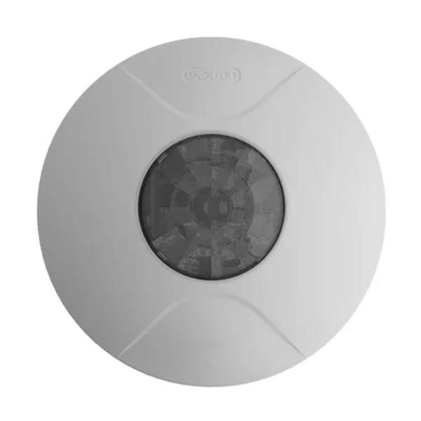 Sensor de Presença Teto de Embutir/Sobrepor 360º Chave Dip Exatron Sensor de Presença Teto 360º Embutir ou Sobrepor Ajuste por Chave Dip