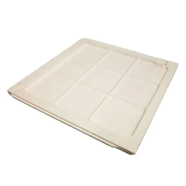 Placa de Gesso para Teto Branca 60x60cm JK América Placa de Gesso Branco para Teto 60x60cm JK América