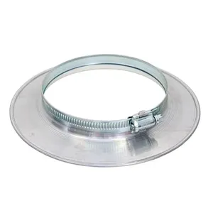 Aro de Arremate com Abraçadeira Alumínio Distak Aro de Arremate com Abraçadeira Alumínio 110mm Distak