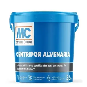 Aditivo Plastificante Argamassa Centripor Alvenaria Mc Bauchemie ADITIVO P/ ARGAMASSA PLAST CENTRIPOR ALV 3,6KG