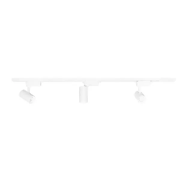 Kit Trilho Branco com 3 Spots LED 15W Blumenau Kit Trilho Branco com 3 Spots LED 15W 1050 Lúmens Luz Branca