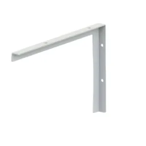 Cantoneira Valente até 150kg Aço Branco Multivisão Cantoneira Valente 60cm até 150 Kg Aço Branco
