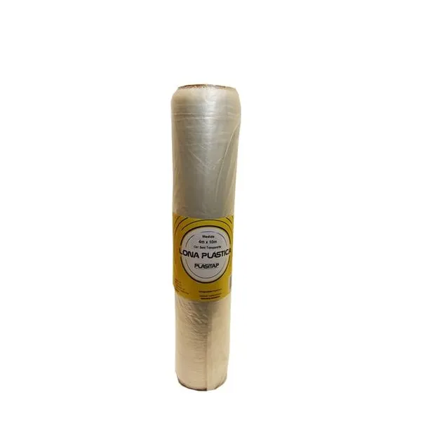 Lona Plástica Semi Transparente Plasitap Lona Plástica Semi Transparente 4mx10m Plasitap