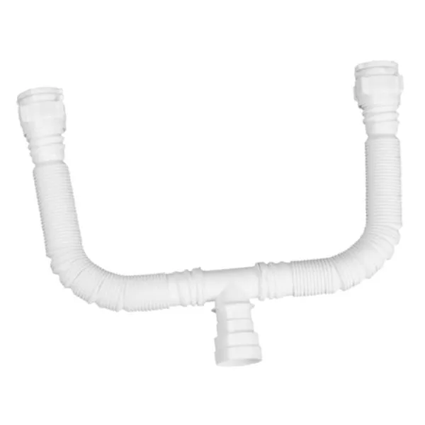 Sifão Copo Extensível Universal Duplo Grap Sifão Extensível Universal Duplo Branco 72cm Grap