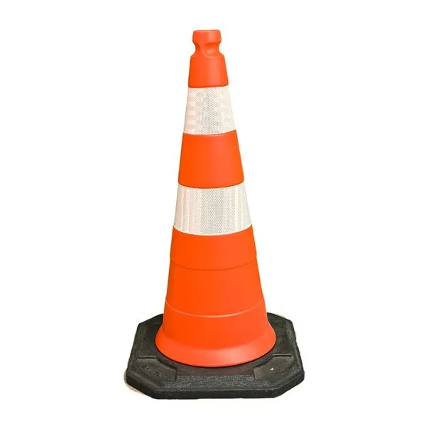 Cone de Sinalização Rígido 75cm com Base Emborrachada Laranja Kteli Cone de Sinalização Rígido 75cm com Base Emborrachada Laranja