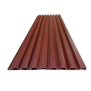 Painel Ripado PVC Bariri Painel Ripado PVC Cedrinho 15cmx2,70m