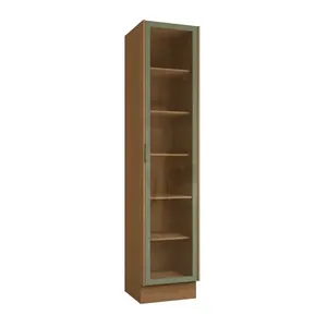 Paneleiro 50cm 1 Porta com Vidro Kappesberg PANELEIRO 1P VIDRO 50CM ACABAMENTO CNVP