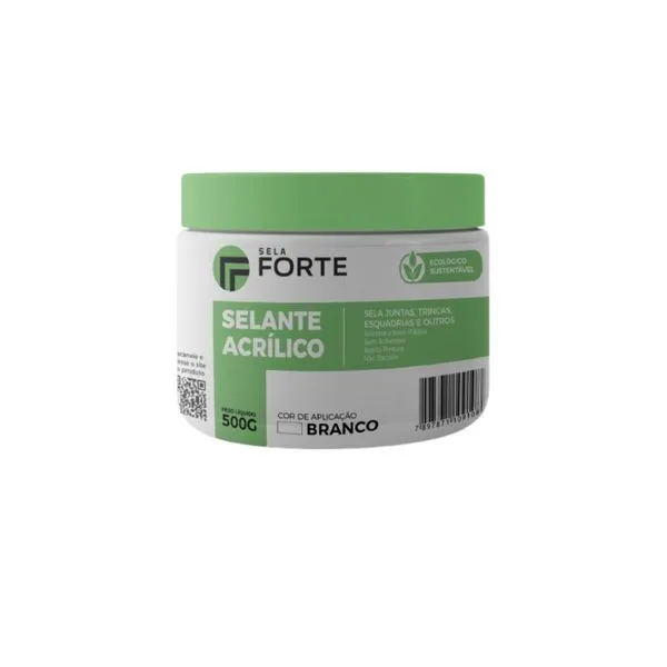 Selante Selaforte Acrílico 500g Calhaforte Selante Selaforte AcrÍlico Branco 500g Calhaforte