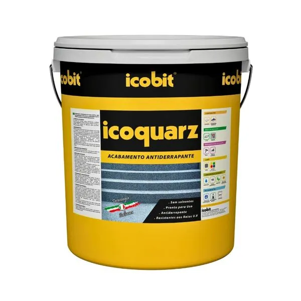 Impermeabilizante Antiderrapante Icoquarz 22kg Icobit IMPER ANTI DERRAP ICOQUARTZ 22KG COZ E BANHEIROS