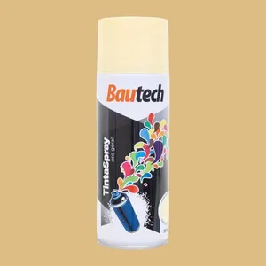 Tinta Spray Uso Geral Alto Brilho 350ml Bautech Tinta Spray Uso Geral Alto Brilho Bege 350ml Bautech