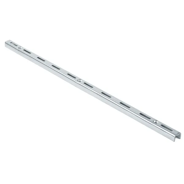 Trilho para Prateleira Simples Encaixe Fico Trilho para Prateleira Simples Encaixe 100cm Zincado