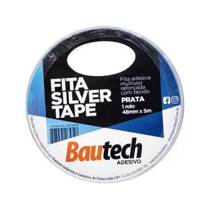 Fita Silver Tape 48mmx5m Bautech Fita Silver Tape 48mmx5m Prata Bautech