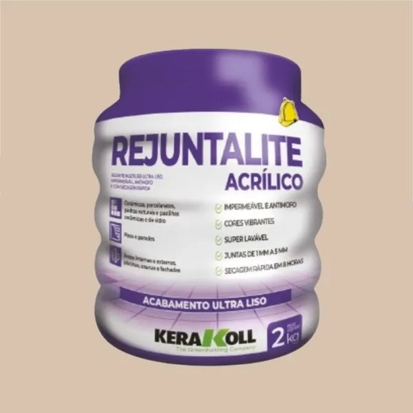 Rejunte Acrílico 2kg Kerakoll Rejunte Acrílico Garapeira 2kg Kerakoll