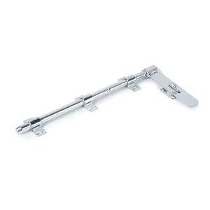 Ferrolho para Portão Aço Cromado Jocec Ferrolho para Portão 1/2x10" Aço Cromado 01 Peça