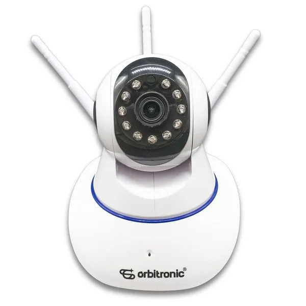 Câmera Wi-Fi Full HD 1.3MP ORB7160 Interna Visão Noturna Orbitronic Câmera Wi-fi Full HD 1.3MP Interna Visão Noturna ORB7160 Branca