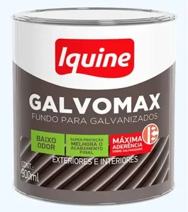 Fundo para Superfícies Galvanizadas Galvomax Iquine Fundo para Galvanizados Galvomax Branco 0,9L Iquine