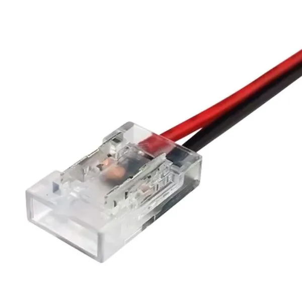 Conector Fita LED e Driver 120 LEDs por metro 20 peças Luminatti Conector entre Fita Led e Driver 12V e 24V 120 LEDs por metro 20 peças